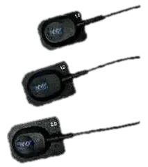 Three EVA Vet Select II sensors in sizes 1.0, 1.5 and 2.0